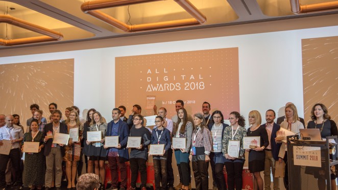 Finalists of ALL DIGITAL Awards 2018